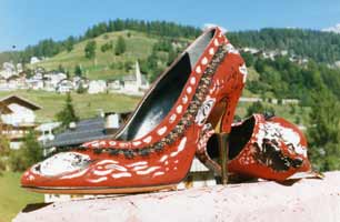 Scarpe dipinte